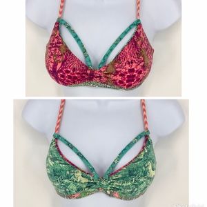 Reversible Versace Vibe String Bikini Top